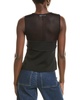 BCBGMAXAZRIA Sheer Yoke Top