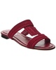 TOD’s Double T Strap Suede Sandal