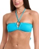 Trina Turk Ripple Rib Ring Bandeau Bikini Top