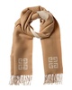 Givenchy 4G Logo Fringed Wool Scarf