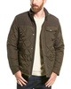 Cole Haan Signature Diamond Quilted Mixed Media Jacket