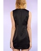 Cynthia Rowley Crystal Fitted Silk Shift Dress