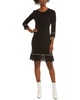 Tory Burch Lace-Trim Wool Sweaterdress