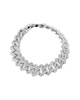 ADORNIA CZ Edgy Cuban Chain Bracelet