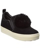 Tory Burch Pom Pom Suede Platform Sneaker