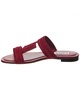 TOD’s Double T Strap Suede Sandal