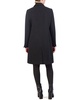 Cole Haan Asymmetrical Peak Lapel Wool-Blend Coat