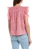 Lilla P Sleeveless Ruffle Top