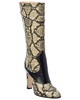 Gucci Snake-Embossed Leather Knee-High Boot