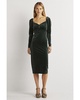 Boden Velvet Jersey Midi Dress