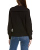 NIC+ZOE Drape Collar Shaker Sweater