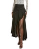 Bardot Selena Lace Trim Maxi Skirt