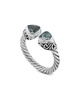 Samuel B. Fine Jewelry Silver Blue Topaz Ring