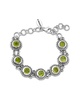 Samuel B. Silver 3.15 ct. tw. Peridot Station Bracelet