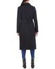 Cole Haan Slick Wool-Blend Long Zip Up Coat