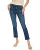 Free People Beacon Blue Mid-Rise Slim Crop Jean