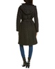 Cole Haan Hooded Long Belted Coat