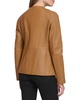 Cole Haan Collarless Leather Jacket