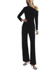 Reiss Ella Fitted Velvet Jumpsuit 