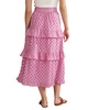 Boden Tie Waist Tiered Maxi Skirt