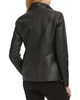 Cole Haan Smooth Leather Wing Collar Jacket