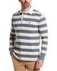 rugby stripe heavyweight polo shirt