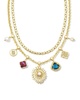 Kendra Scott Brielle 14K Plated Charm Necklace