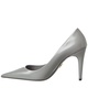 Prada Logo Leather Pointy-Toe Pump