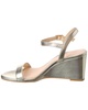 Stuart Weitzman Dancer 75 Leather Wedge Sandal