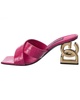 Dolce & Gabbana Croc-Embossed Leather Sandal