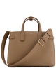 Burberry Logo Lettering Leather Tote