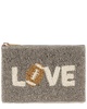 Shiraleah Love Beaded Zip Pouch