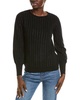 blouson sleeve cashmere sweater