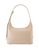 loop hobo bag -  - beige - leather