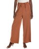 tie-waist linen-blend pant