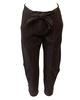 carmen cropped trousers in brown denim