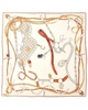 Chloé Print Square Silk Scarf