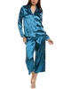 Splendid 2pc Notch Satin Jacquard Pajama Set