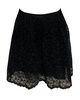 antwerp lace skirt in black nylon