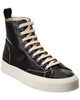 tournament leather high-top sneaker