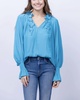 emelia top in calypso blue