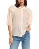 womens  austin silk top, s, pink