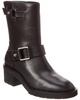 Stuart Weitzman Moto Leather Bootie