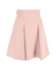 a-line skirt in pink viscose