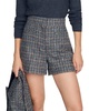 Sandro Bambin Wool & Silk-Blend Short