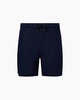 men's air linen pull-on short 6" in deep navy