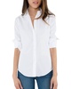 icon shirt in white poplin