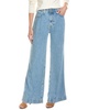 modern volcan blue dojo wide leg jean