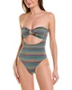 WeWoreWhat O-Ring Bandeau One-Piece