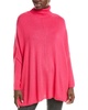 roll wool & cashmere-blend poncho